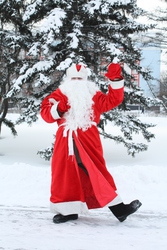 Всем большой привет от Дедушки мороза! (Барнаул) Фото: Артём Сабаев