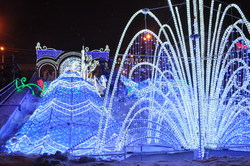 Праздничная иллюминация (Красноярск). Фото: Борис Бармин 